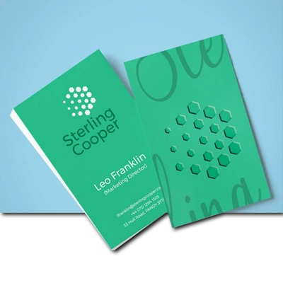 3d Spot UV Business Cards With Matt Soft Touch Lamination 1
