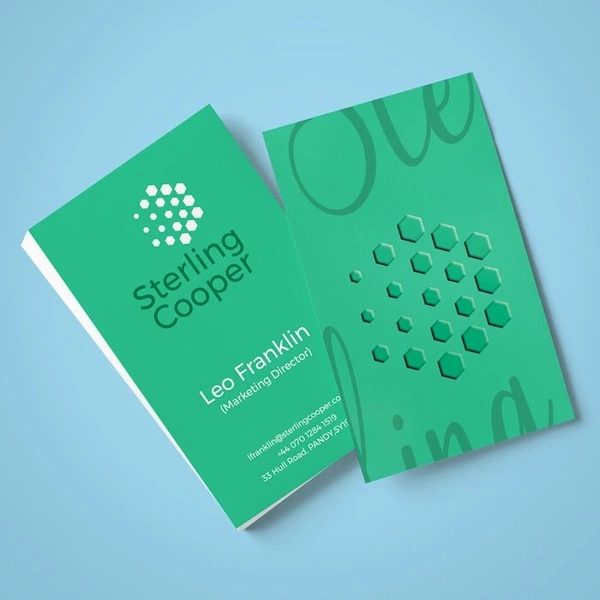 3d Spot UV Business Cards With Matt Soft Touch Lamination