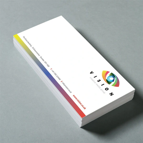 3rd A4 120gsm Premium Uncoated White Paper Compliment Slip 2